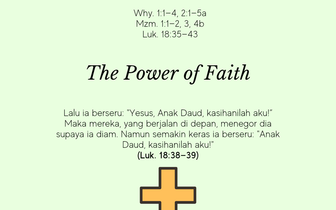 The Power of Faith