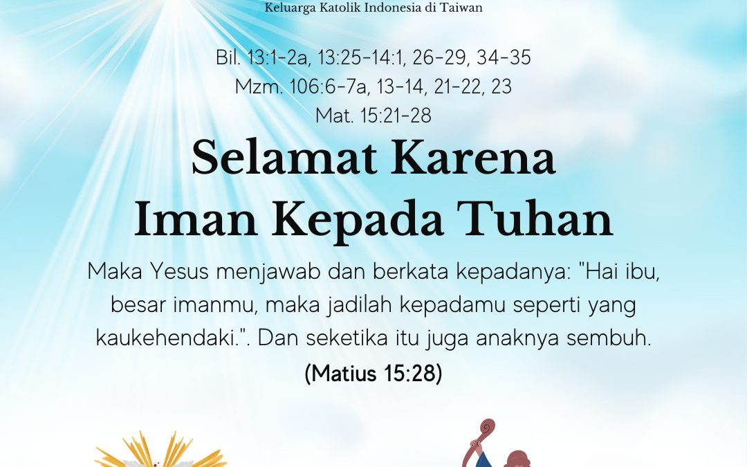 Selamat Karena Iman Kepada Tuhan