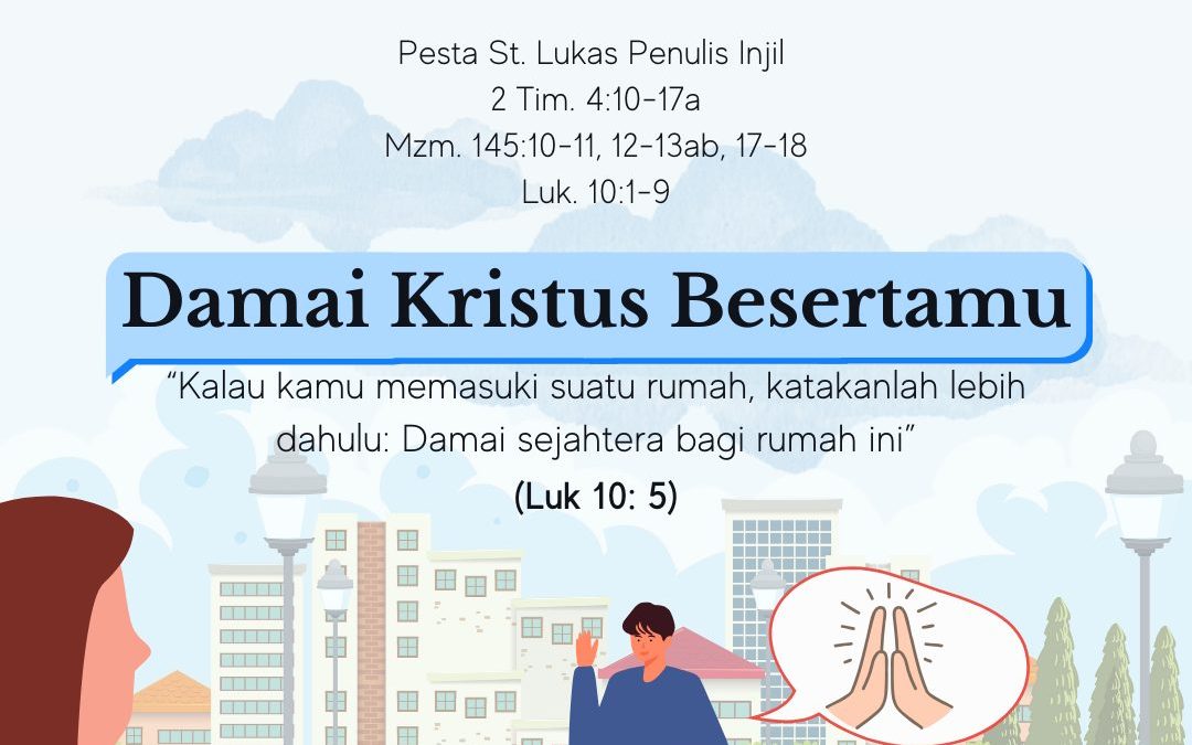 Damai Kristus Besertamu